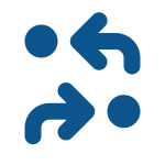 Arrows Turn To Dots Solid Full 150x150